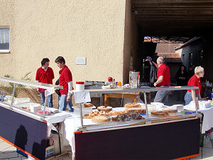 Kaffee- und Kuchenverkauf